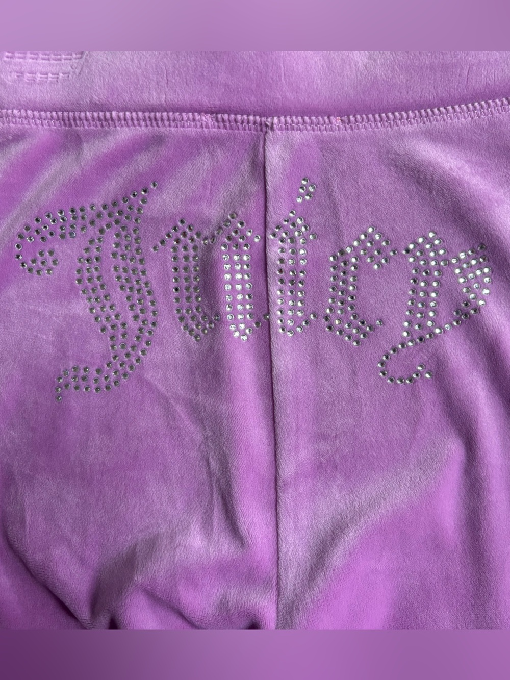 Purple Wide-Leg Juicy Couture Sweatpants